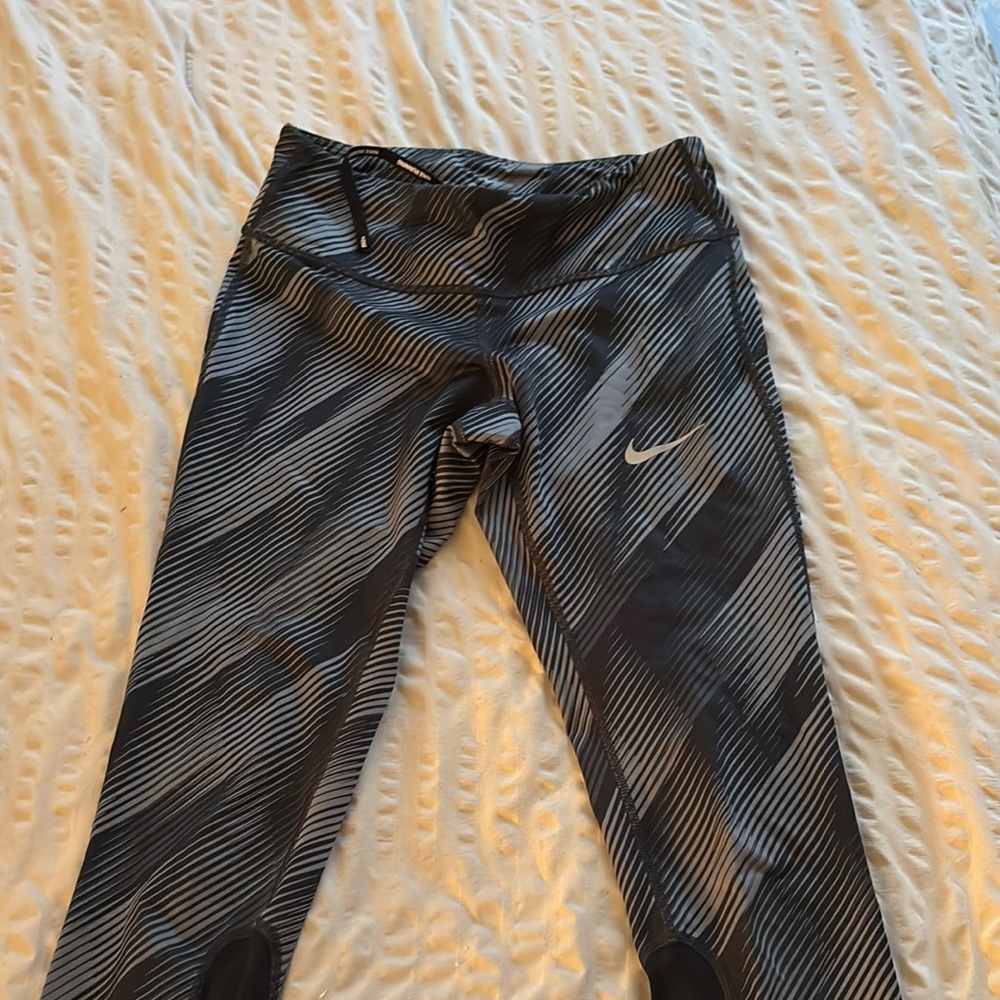 Nike Black and White Patterned Leggings